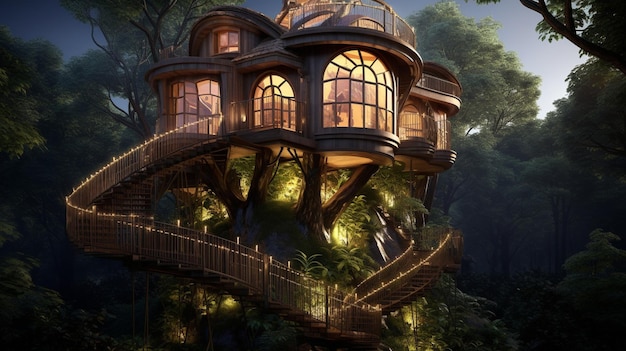 unique tree house