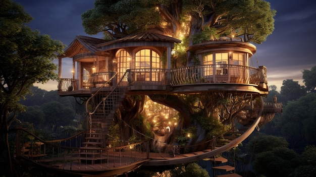 unique tree house