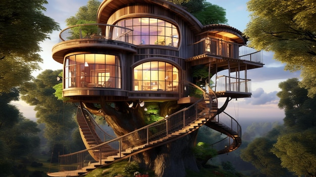 unique tree house