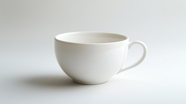 Unique White Ceramic Mug with Textured Design