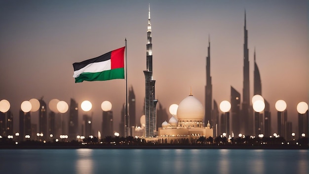 United Arab Emirates National day generated by AI