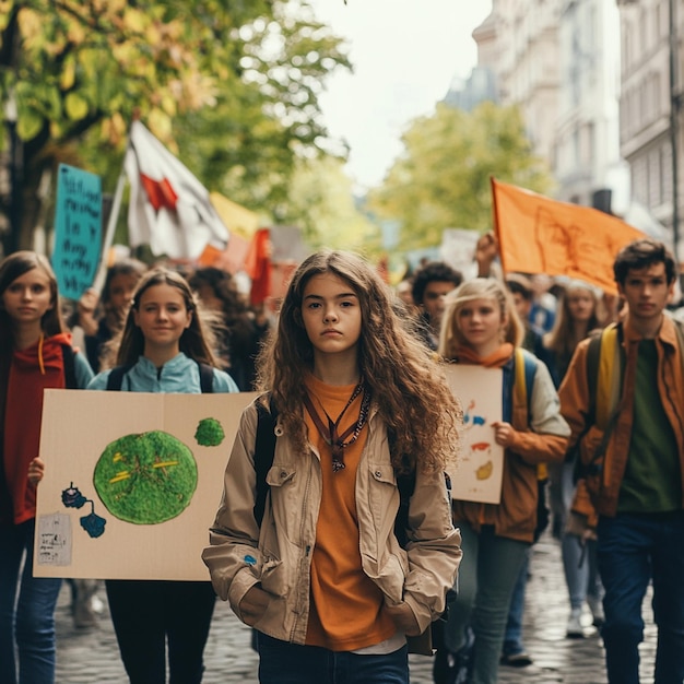 Photo united for a cause young activists demand action