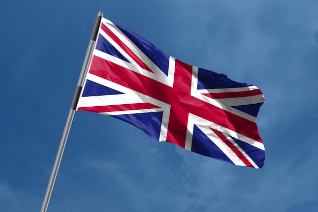 United Kingdom (UK) Flag waving