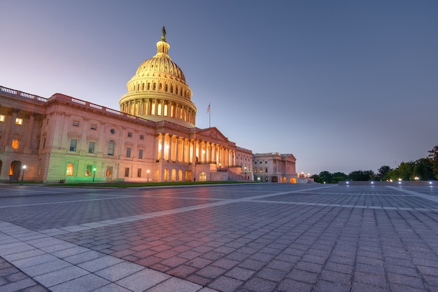 The United States Capitol building in Washington DC, United States of America