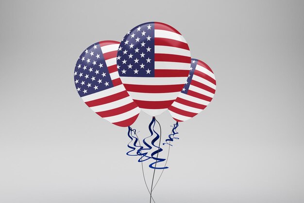 United States Flag Balloons