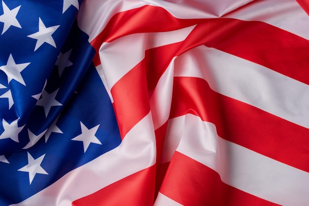 United States flag wavy background