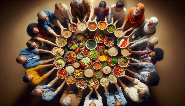 Photo unity in diversity global cooperation to end hunger on world food day