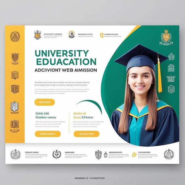 University admission web banner