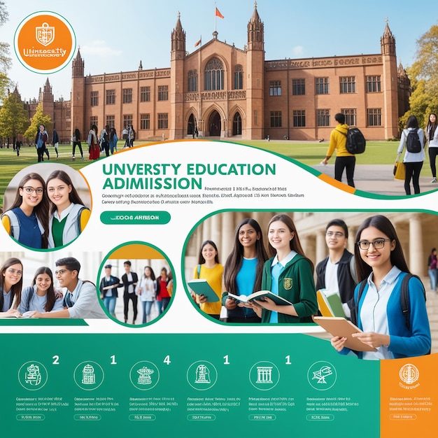 University admission web banner