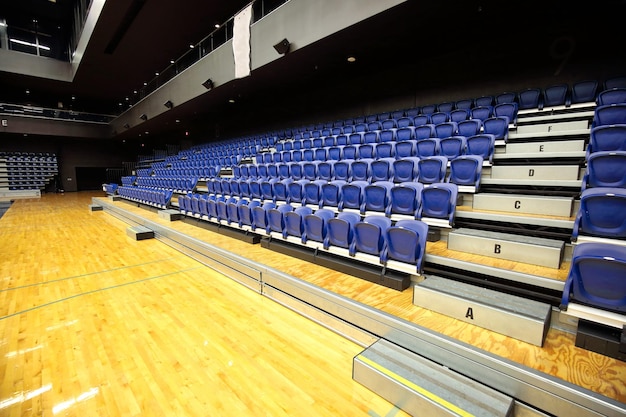 University and college basketball auditorium