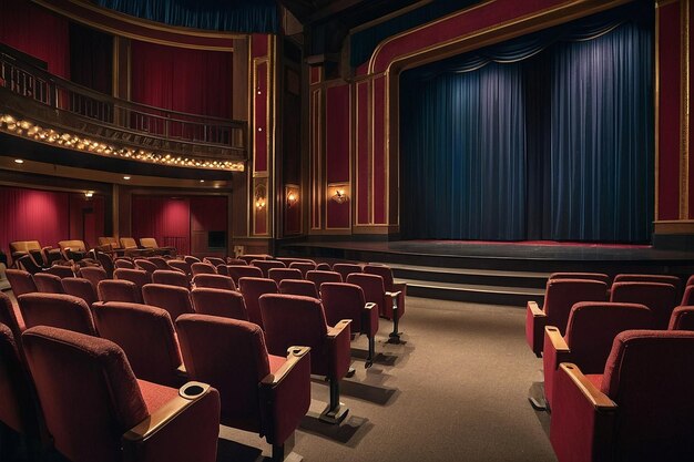 University theater with stage and seating