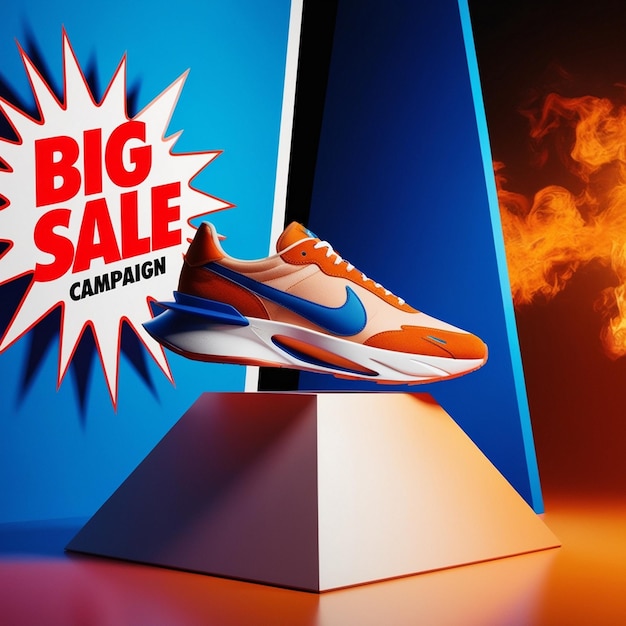 Unleash the Energy Bold Sneaker Campaign for BIG SALE