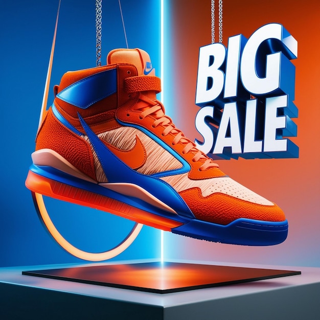 Unleash the Energy Bold Sneaker Campaign for BIG SALE