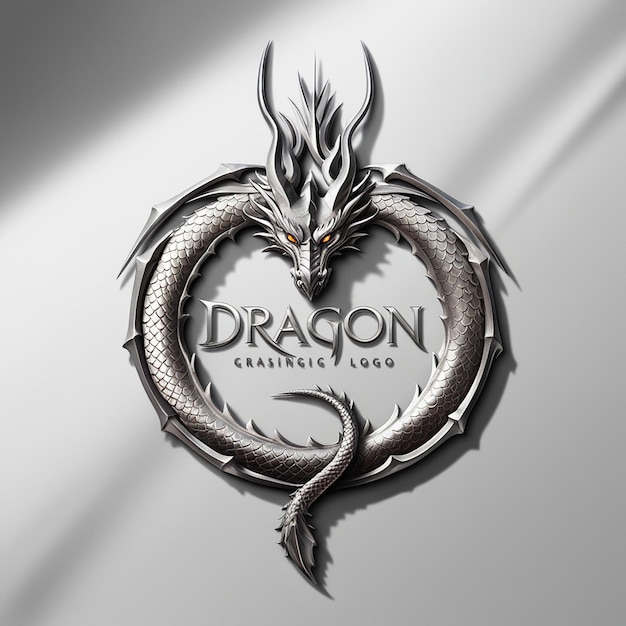 Photo unleashing creativity the power and impact of a dragon logo design