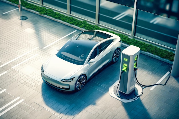 Unlock the potential of clean energy as you charge your electric car empowering your vehicle with the energy it needs to embark on ecofriendly journeys