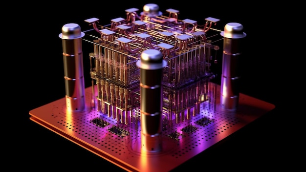 Photo unlocking quantum computing micro processors data chips and circuit innovations in a technologyd