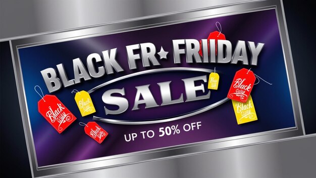 Unmissable Black Friday Deals Bold Modern Banner to Drive Your Sales Sky High