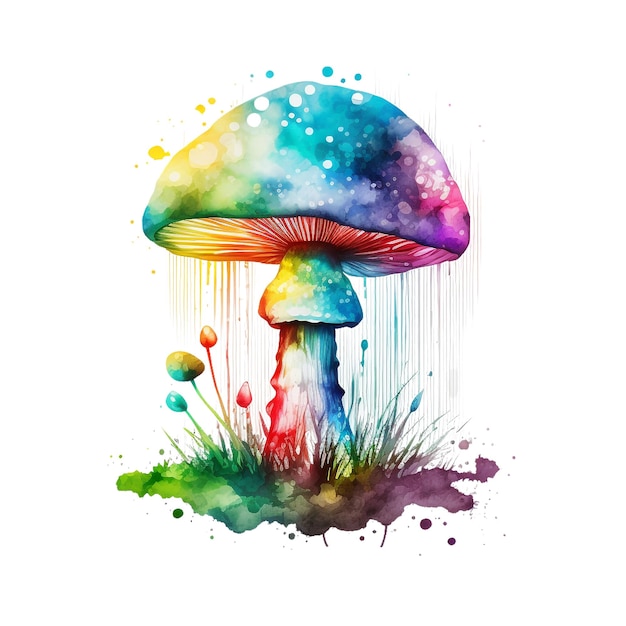 Untitled design Rainbow_colored_Mushroom