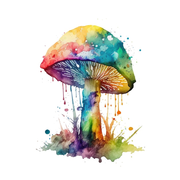 Untitled design Rainbow_colored_Mushroom