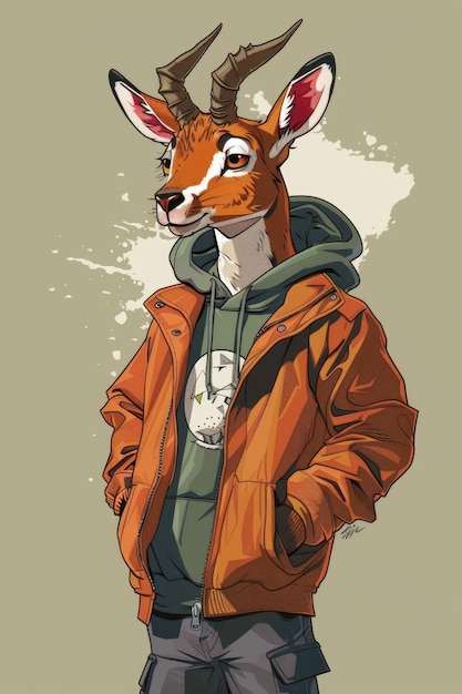 Unusual character for unusual streetwear company cartoon style vector style animal simple ar 23 stylize 250 Job ID 4ffbdf7604aa4dd8b56dd0b4a758aa3b