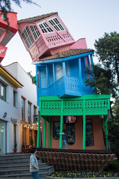 An unusual house in Mtatsminda Park Tbilisi