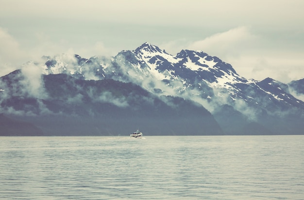 Unusual summer Landscapes of Alaska, United States.