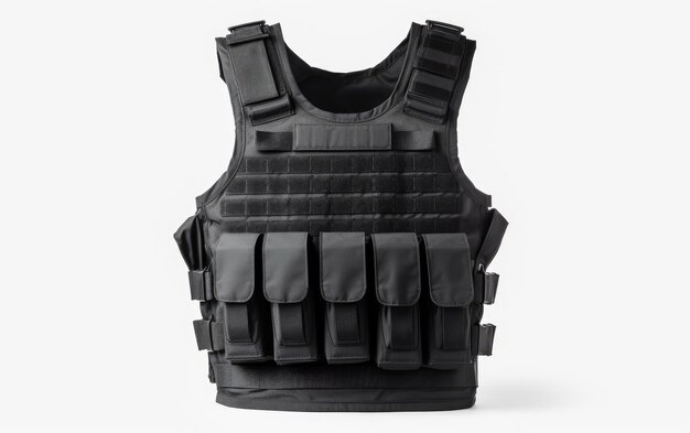 Photo unveiling the tactical world of bulletproof vests in imagery isolated on a transparent background png