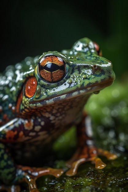 Unveiling the Wonders of Amphibian Skin The Intricate Details of a Vibrant Frog