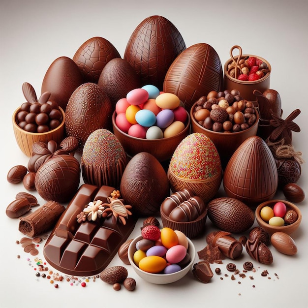 UNWRAPPED CHOCOLATE EASTER EGGS