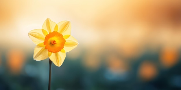 Up Close with a Beautiful Daffodil Bloom