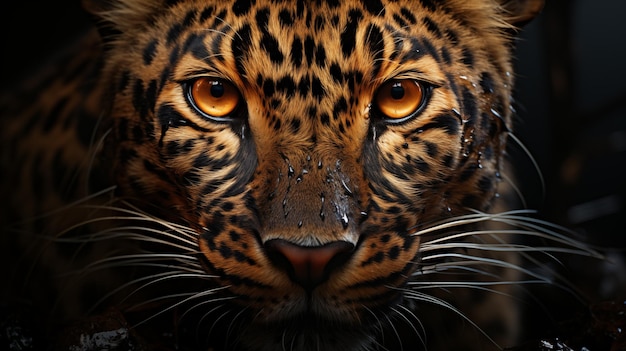 Upclose footage immerses viewers in the world of the lleopard showcasing its beauty and ferocity