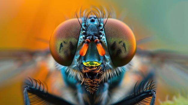 Photo an upclose highresolution photograph of a colorful and intricately patterned moth or butterfly