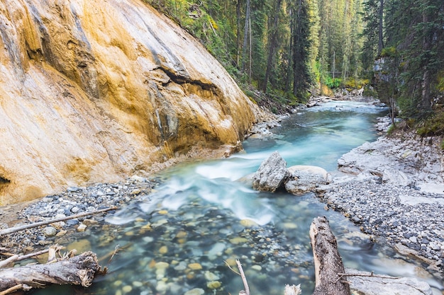 Upper Johnston Canyon Trail in the banff national park canada