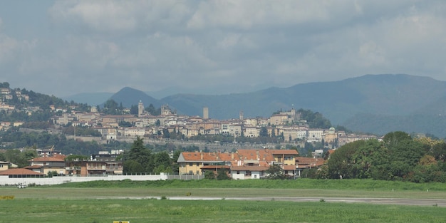 Upper town in Bergamo