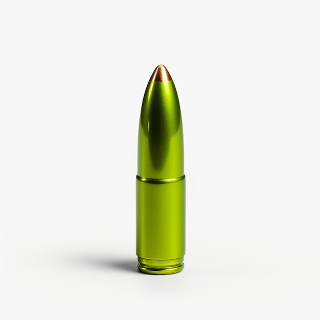 Uranium235 bullet with white background high quali