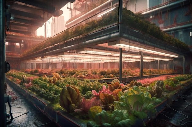 Urban farms in highrise buildings efficiently produce food reducing land use and transportation costs