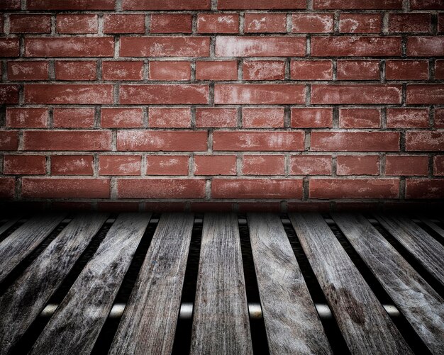 Urban Grunge Interior Brick Wall Stage Texture Background