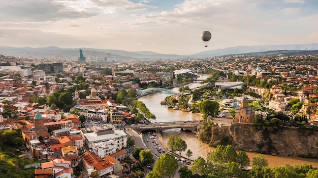 The urban landscape of tbilisi