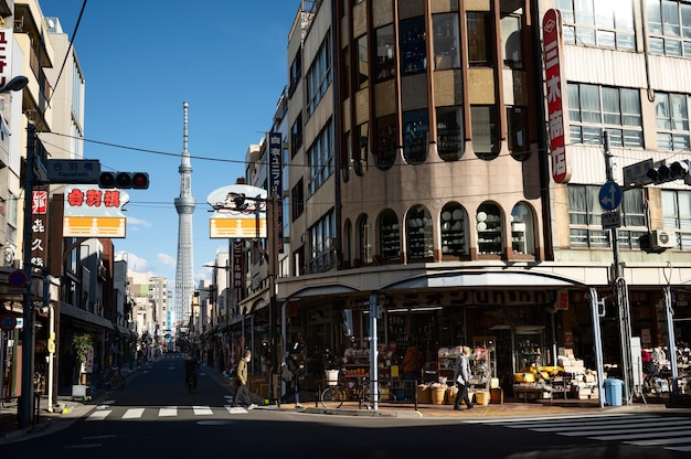 Urban landscape of tokyo city