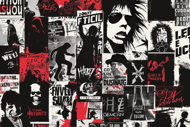 Urban Punk Collage Art