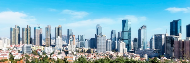 Urban skyline of Qingdao