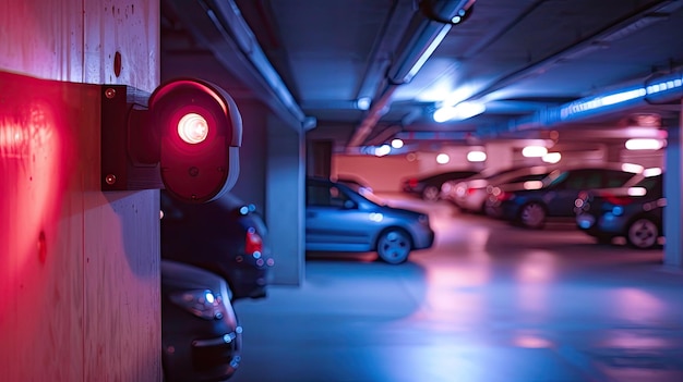 Urban Symphony Cars in Multilevel Parking Garage