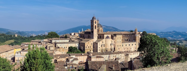 Urbino Panoramic view of Ducale Palace