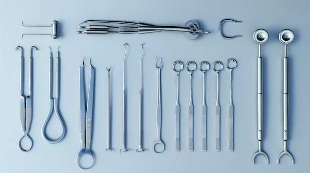 Photo urology examination tools detailed and precise