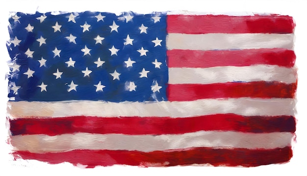 Usa flag background illustration