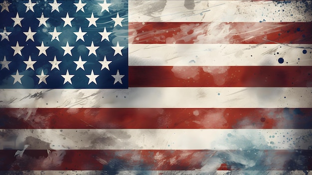 USA Flag Background