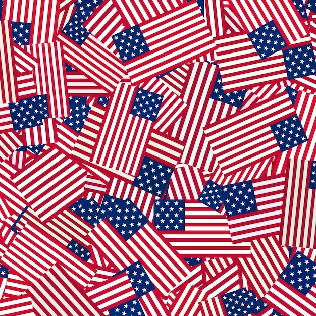 usa flag collage