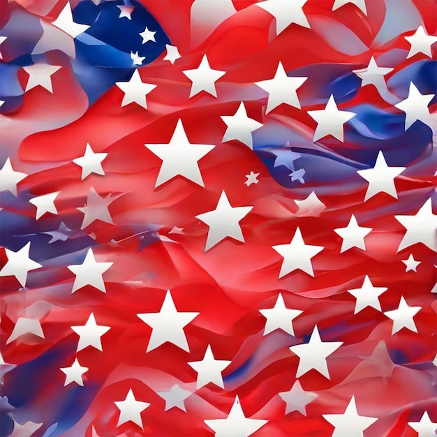 Usa independence day abstract background with elements of american flag in red colors