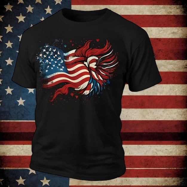 USA independence day tshirt design