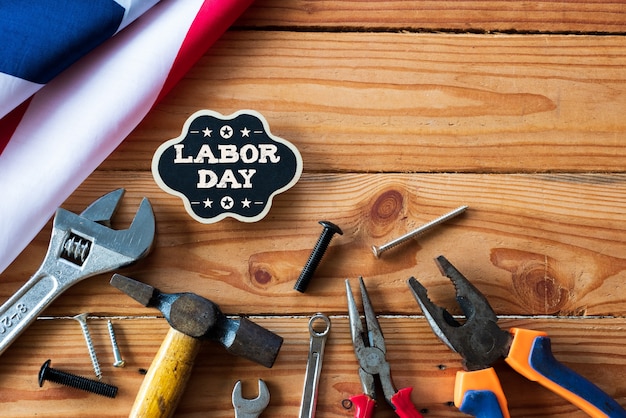 USA Labor day concept, First Monday in September.